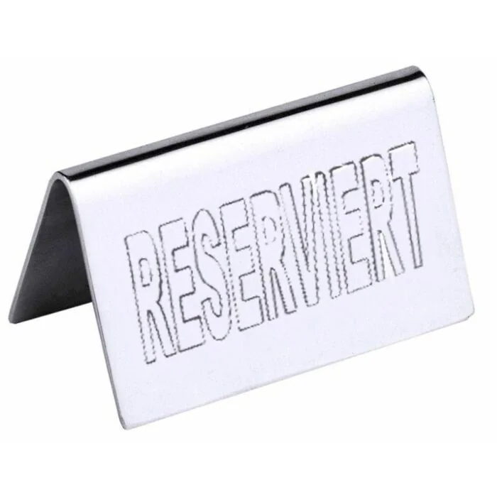 Contacto Tischschild, RESERVED