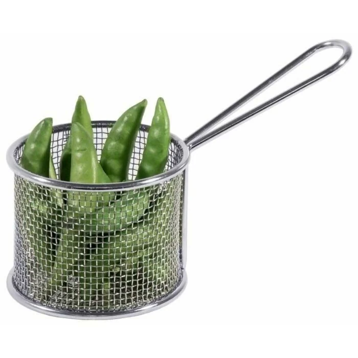 Contacto Servier-Frittierkorb, rund