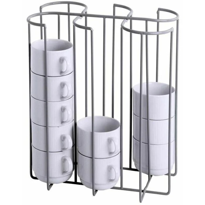 Contacto Kaffeetassenhalter, 6 Fächer, 80 mm