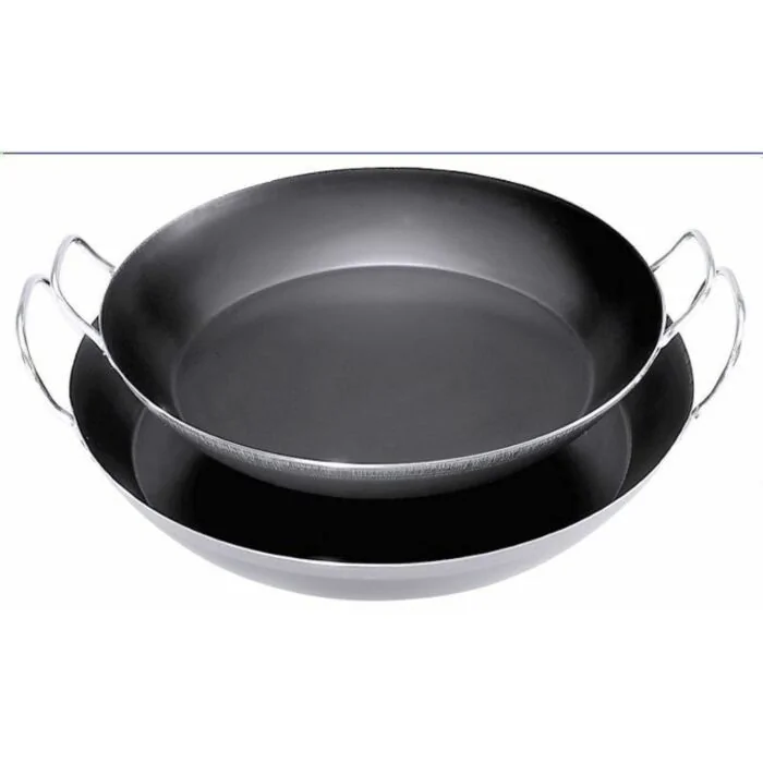 Contacto Paella-Eisenpfanne, gebläuter Stahl, 600 mm