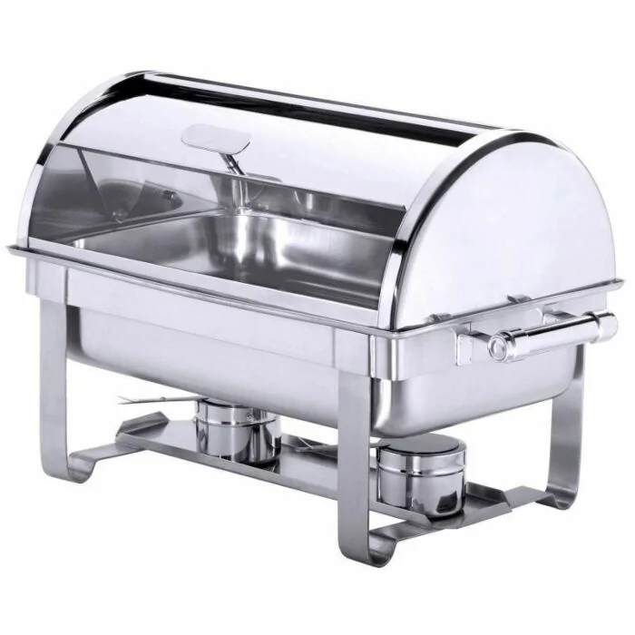 Contacto Roll-Top Chafing Dish, hochglänzend, 2 Behälter