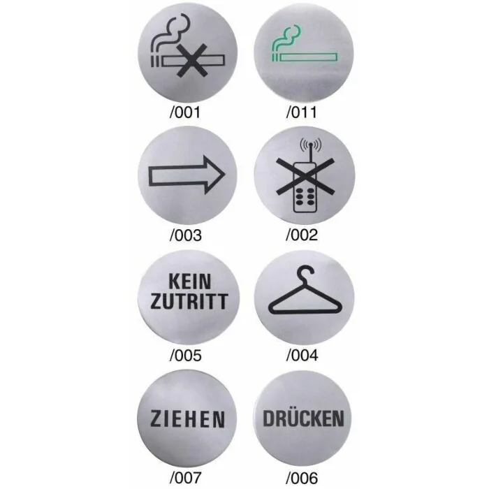 Contacto Türsymbol, NICHTRAUCHER
