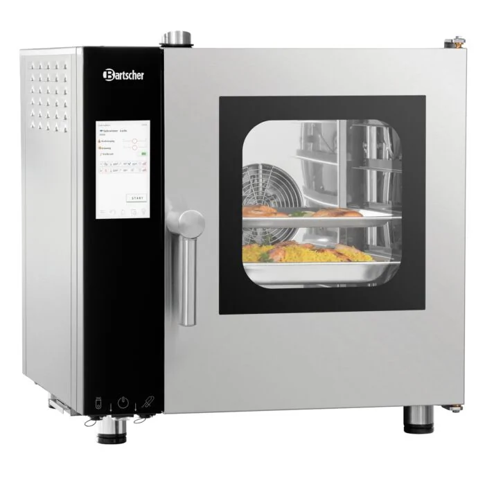 Bartscher Kombidämpfer Silversteam2 P-5230DRS – Frontansicht des Geräts mit Bedienfeld