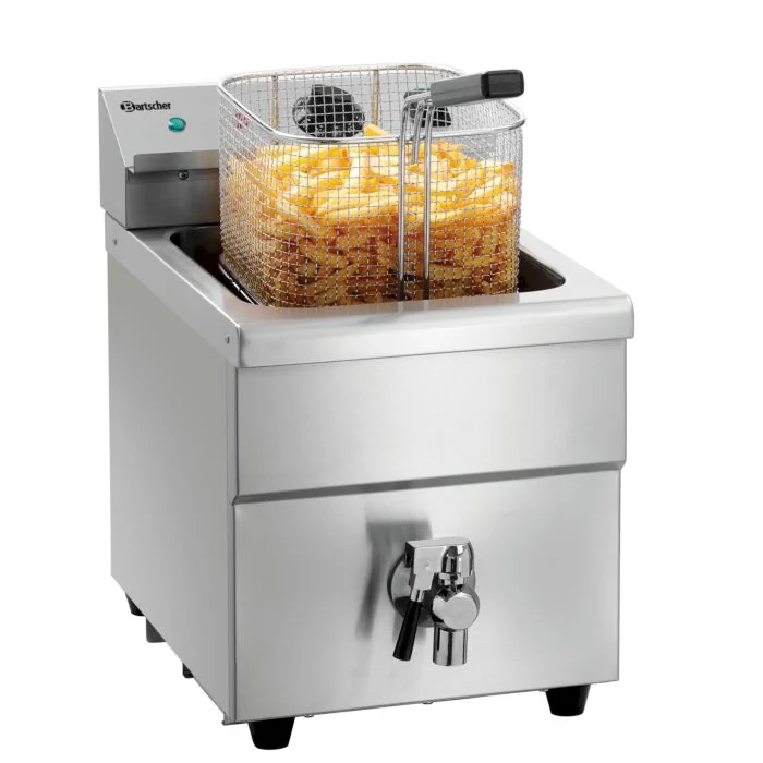 Bartscher Induktions-Fritteuse 8L Plus – Edelstahl-Tischfritteuse mit 8-Liter-Becken und Induktionsspule