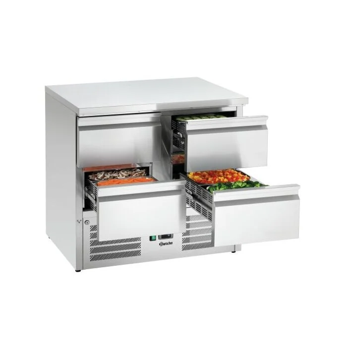 Bartscher Mini-Kühltisch 900S4