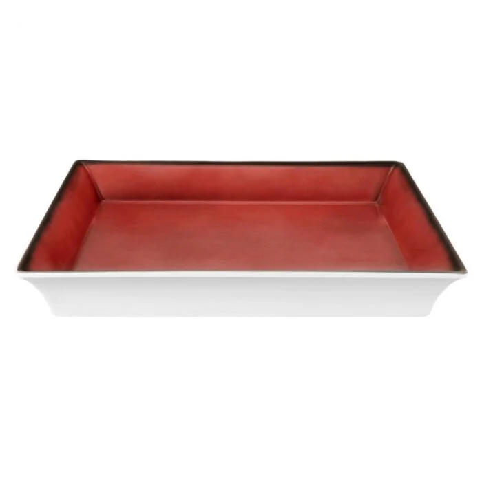 Bowl 5140 35x35x5 cm, ziegelrot