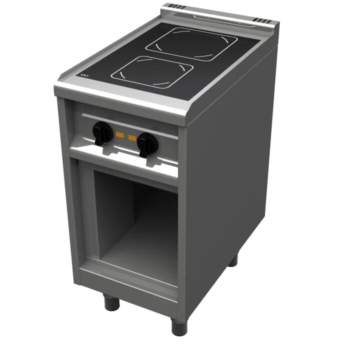 EKU Thermik 650 Elektroherd mit Ceranfeld 2 Kochzonen