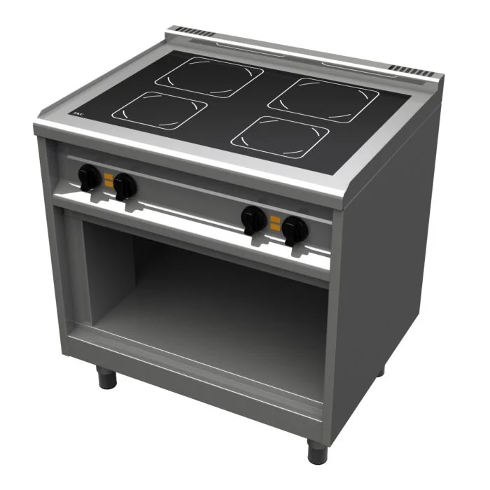 EKU Thermik 650 Elektroherd mit Ceranfeld 4 Kochzonen 