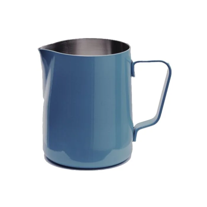Coffway Milchkännchen mit Pulverbeschichtung 590 ml, Dark Azur
