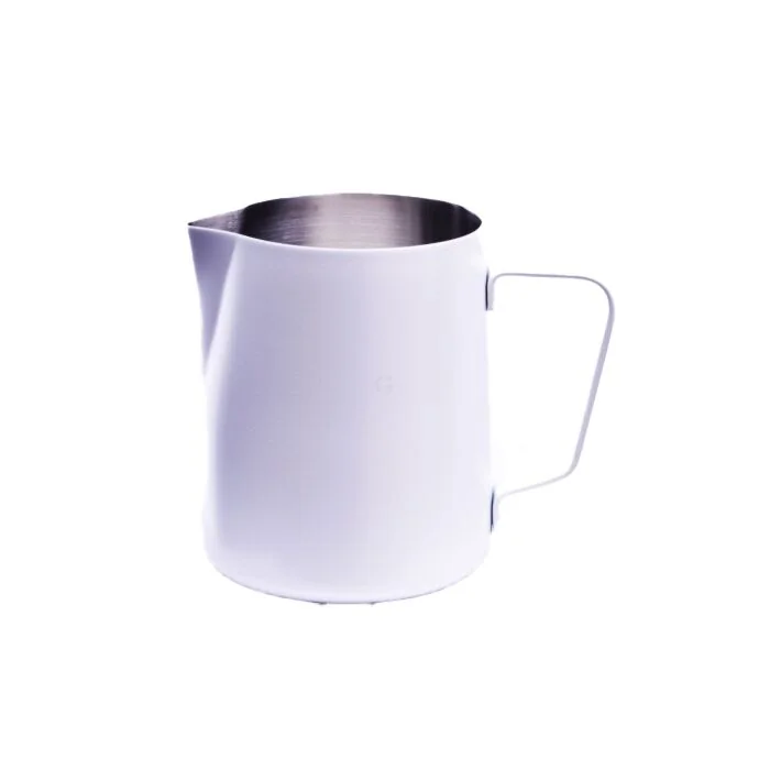 Coffway Milchkännchen mit Pulverbeschichtung 350 ml, weiß