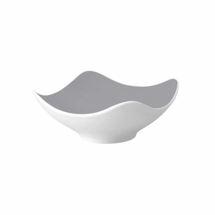 Seltmann Weiden COUP Fine Dining Fashion Coupschale eckig 13x13 cm M5384, grau 
