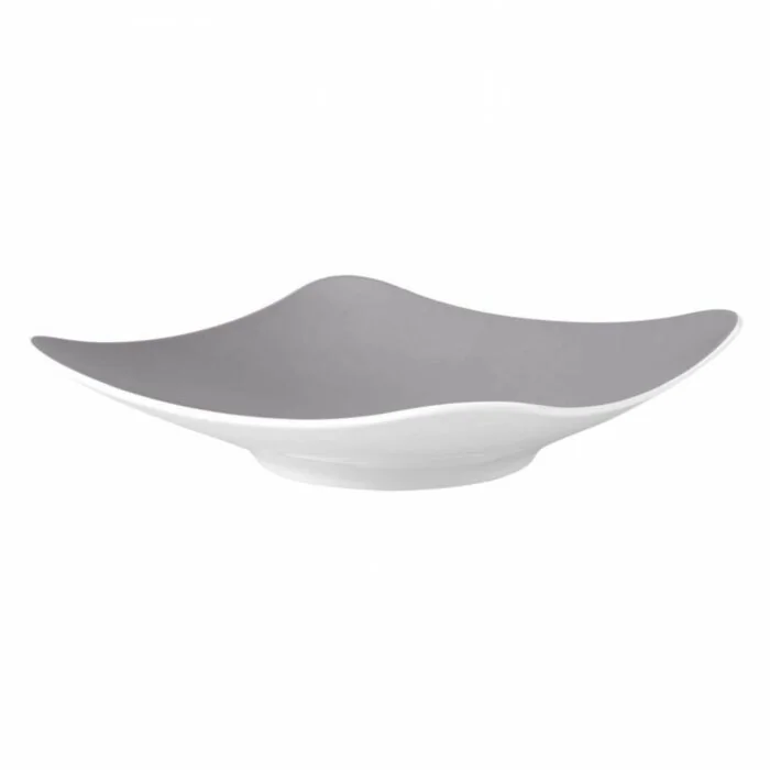 Seltmann Weiden COUP Fine Dining Fashion Coupschale eckig 26x26 cm M5384, grau 