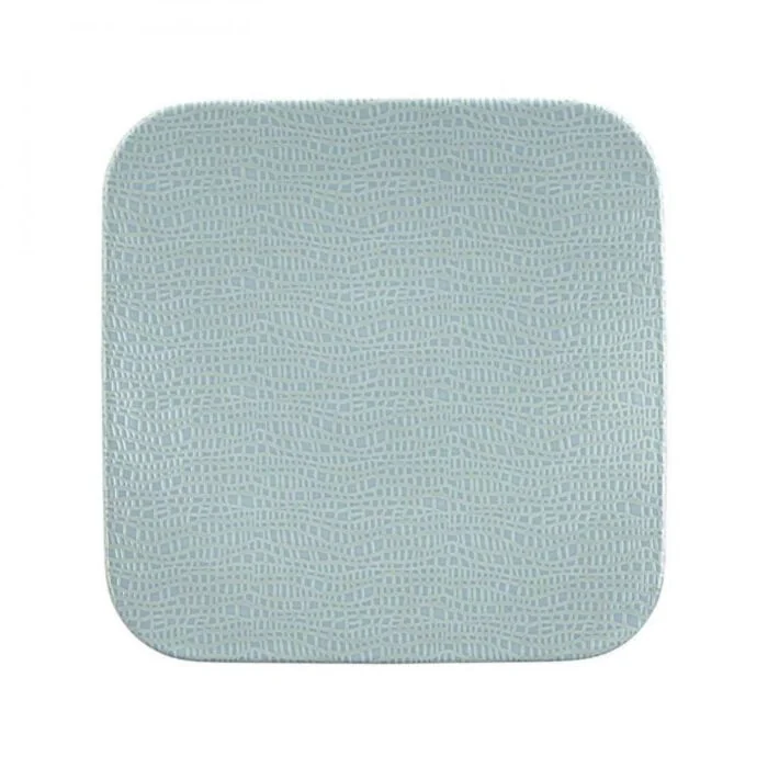 Seltmann Weiden COUP Fine Dining Fashion Coupteller flach eckig 22x22 cm M5383, türkis 