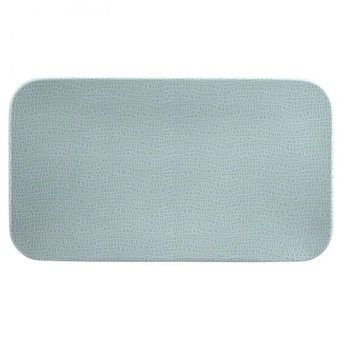 Seltmann Weiden COUP Fine Dining Fashion Coupteller flach rechteckig 35x20 cm M5385, türkis 