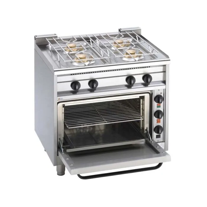 EKU Thermik 650 Gas-Herde "EmaxxBurner Kompakt" EB-650-GEH-4