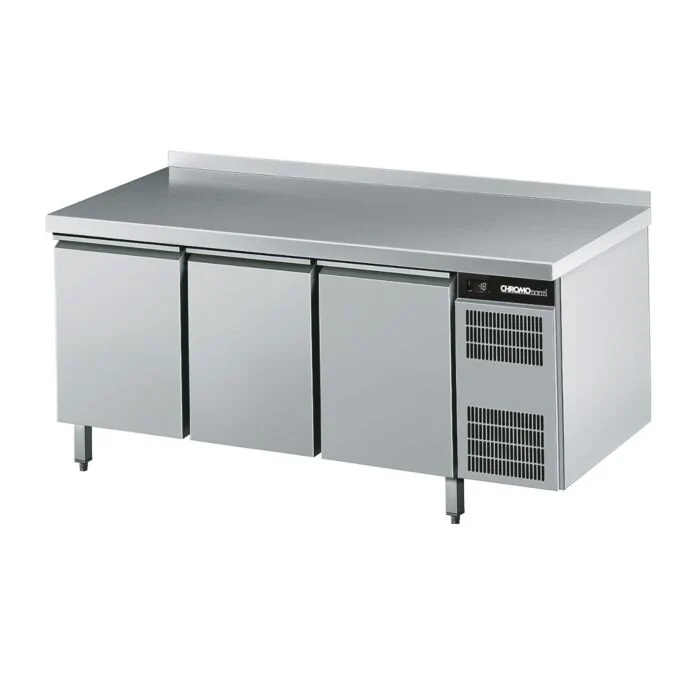 CHROMOnorm Kühltisch Tiefkühltisch 3 Türen 