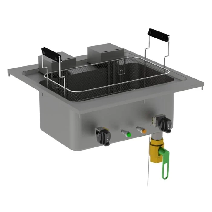 EKU Thermik Integral Einbau Elektro Jumbo-Fritteuse D-J-FRE-15