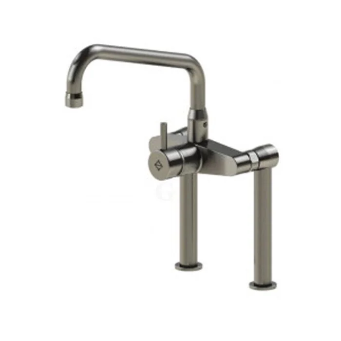 Echtermann Zweiloch-Einhebel-Mischbatterie 1/2 Zoll mit HU-Auslauf, A= 260 mm, H=360 mm