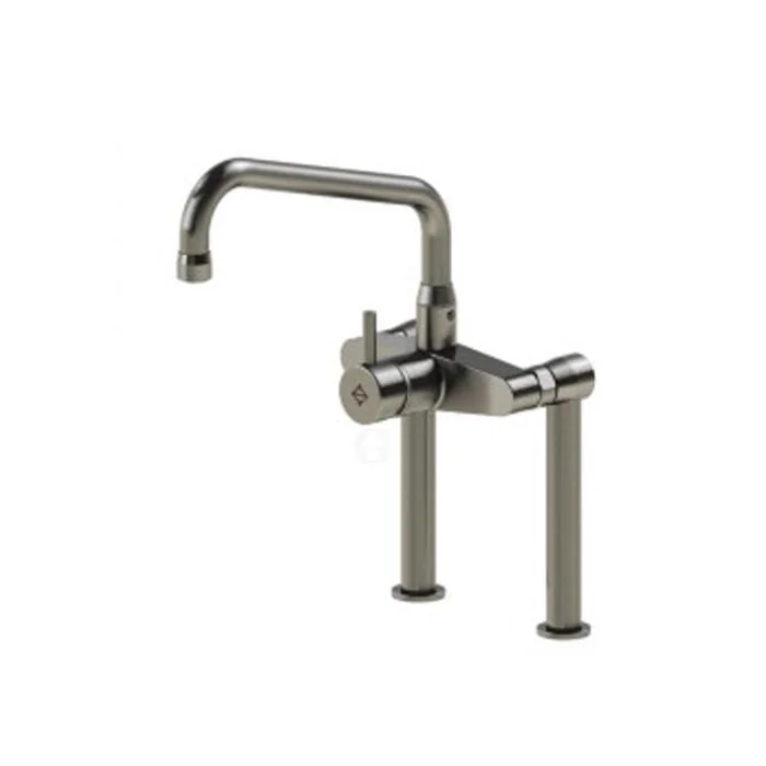 Echtermann Zweiloch-Einhebel-Mischbatterie 1/2 Zoll mit HU-Auslauf, A= 360 mm, H=310 mm