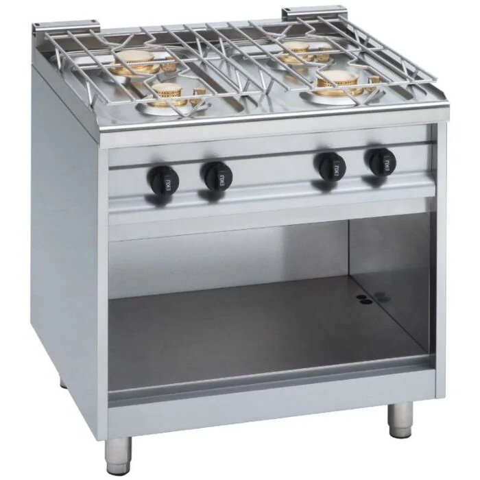 EKU Thermik 650 Gas-Herde "EmaxxBurner Kompakt" EB-650-GST-4