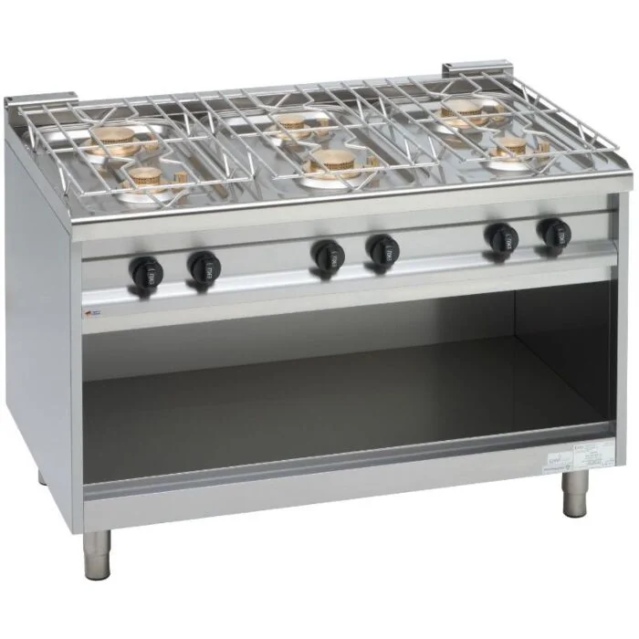 EKU Thermik 650 Gas-Herde "EmaxxBurner Kompakt" EB-650-GST-6