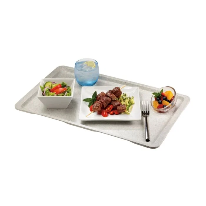 Polyester Lite Versa Tablett Granit Schwarz A20