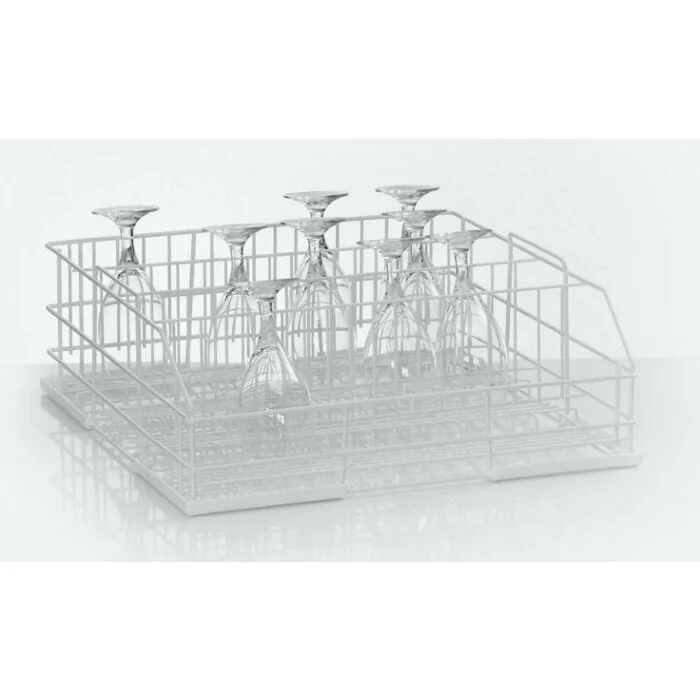 Winterhalter Gläserkorb Drahtgitter Größe L 4 Reihen Höhe 165/185 mm