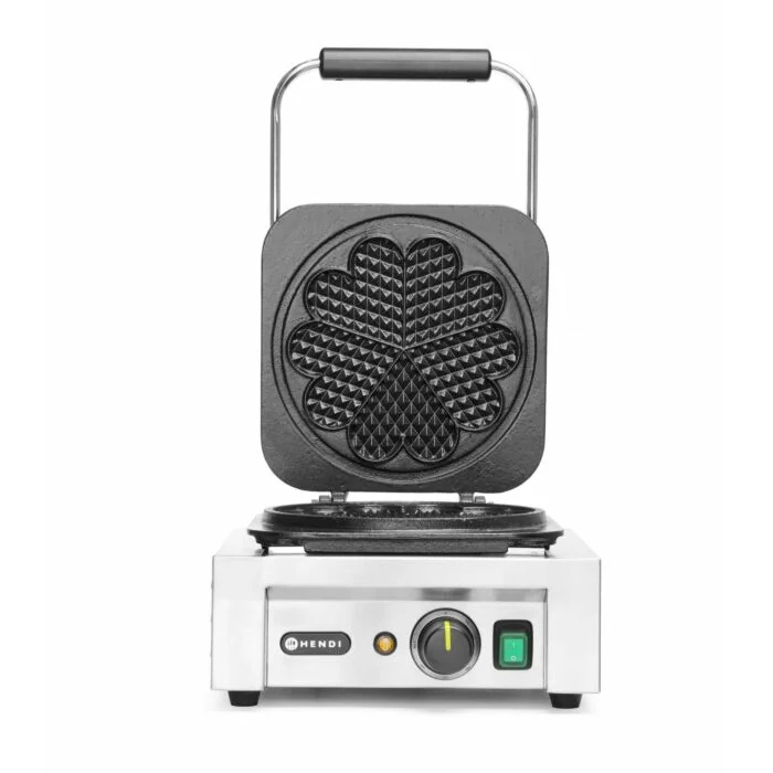 Hendi Waffeleisen 'Herz', 230 V / 2,2 kW, 320 x 437 x (H) 251 mm