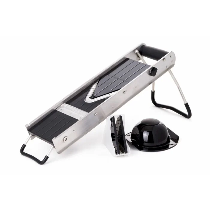 Hendi Gemüseschneider, V-Typ mit Doppelklinge, Schwarz, 530 x 165 x (H) 203 mm