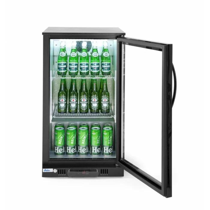 Hendi Bar Kühlschrank, eintürig 93 L, 2 / 10 ˚C, 220 - 240 V / 0,13 kW, R600a, 500 x 500 x (H) 900 mm