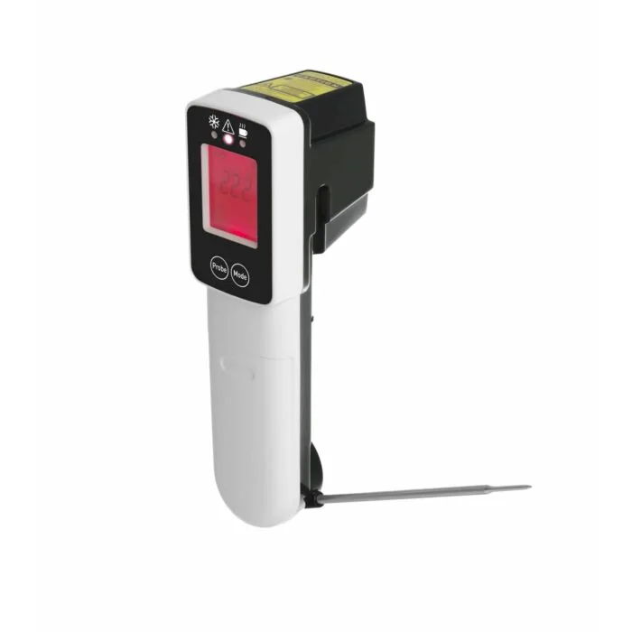 Hendi Infrarot-Thermometer mit Sonde, -60 / 350˚C, 39 x 53 x (H) 158 mm