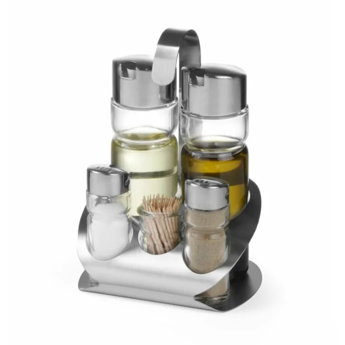 Hendi Menage Set 5tlg., 130 x 110 x (H) 185 mm