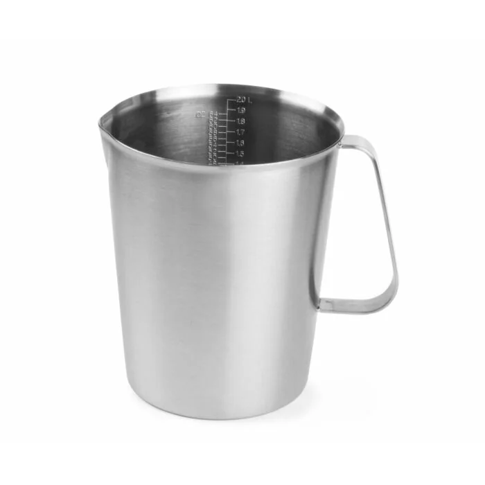 Hendi Messbecher, Edelstahl, 1 L, ø 120 x (H) 130 mm