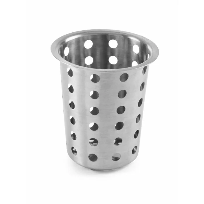 Hendi Besteckköcher aus Edelstahl, ø 97 x (H) 137 mm