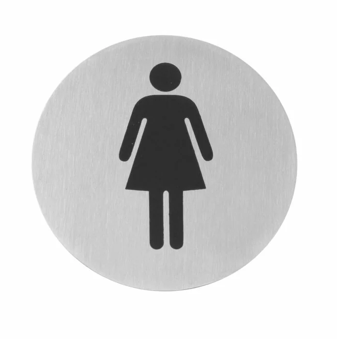 Hendi Türschilder, Damen, ø 75 mm
