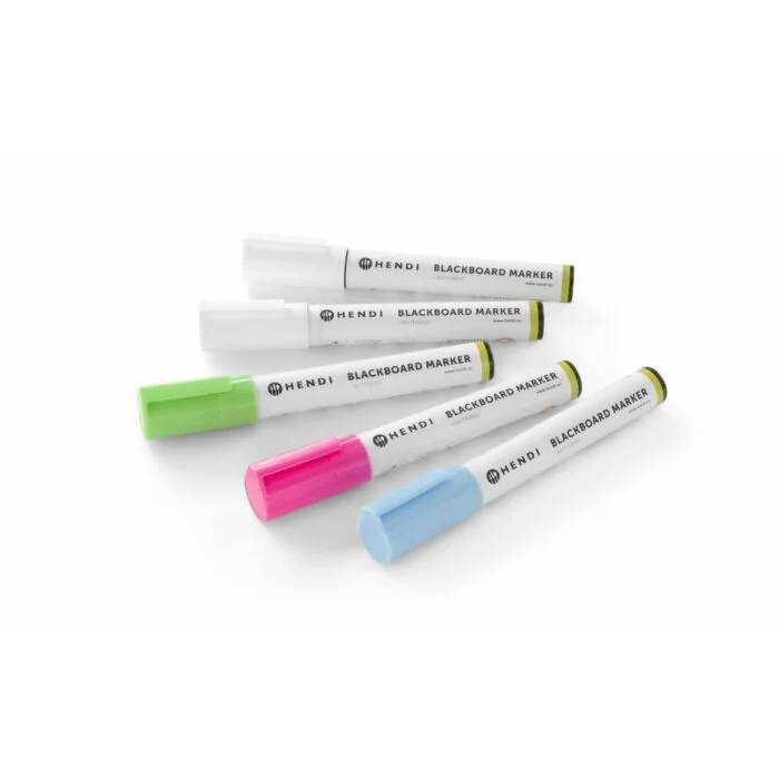 Hendi Kreidemarker 6 mm, 5x weiß