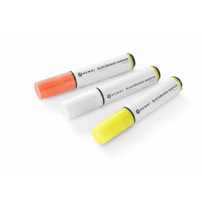 Hendi Kreidemarker 15 mm, Marker 3x weiß