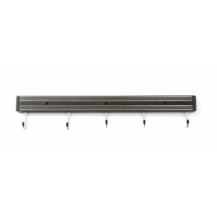 Hendi Messermagnetleiste mit Haken, 5 Haken, (L) 470 mm