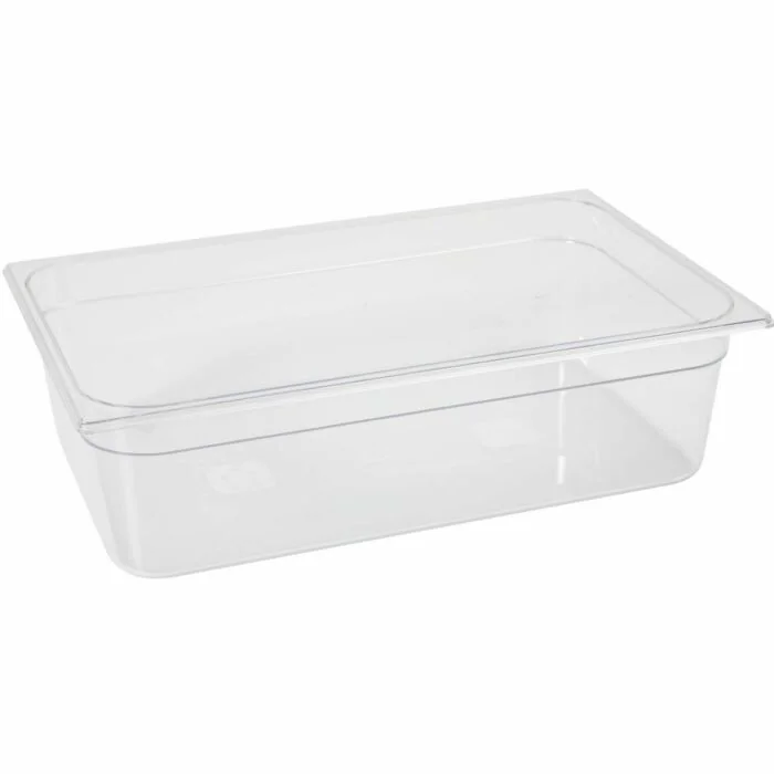 Hendi Gastronorm Behälter 2/1, GN 2/1, 58 L, Transparent, 650 x 530 x (H) 200 mm
