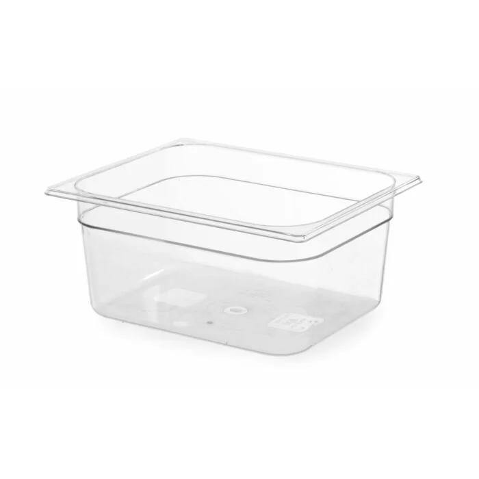 Hendi Gastronorm Behälter 1/2, GN 1/2, 4 L, Transparent, 325 x 265 x (H) 65 mm