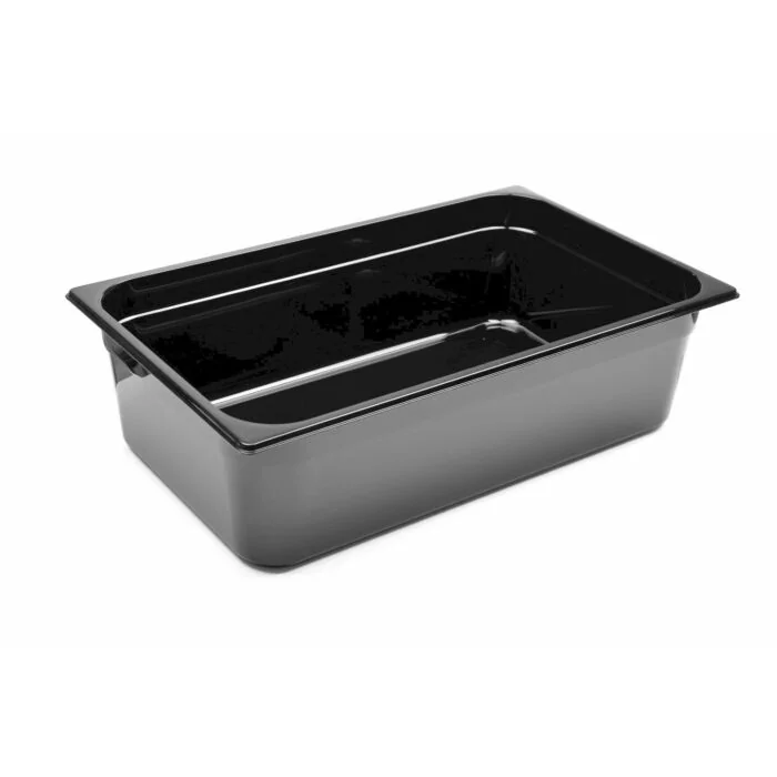 Hendi Gastronorm Behälter 1/1, GN 1/1, 14 L, Schwarz, 530 x 325 x (H) 100 mm