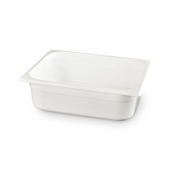 Hendi Gastronorm Behälter 1/2, GN 1/2, 6,5 L, Weiß, 325 x 265 x (H) 100 mm