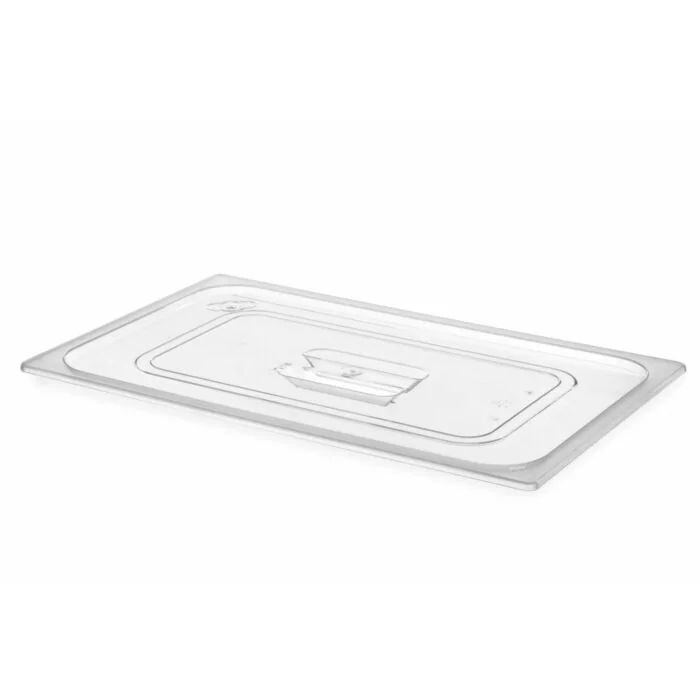 Hendi Gastronorm-Deckel, GN 2/1, GN 2/1, Transparent, 650 x 530 mm