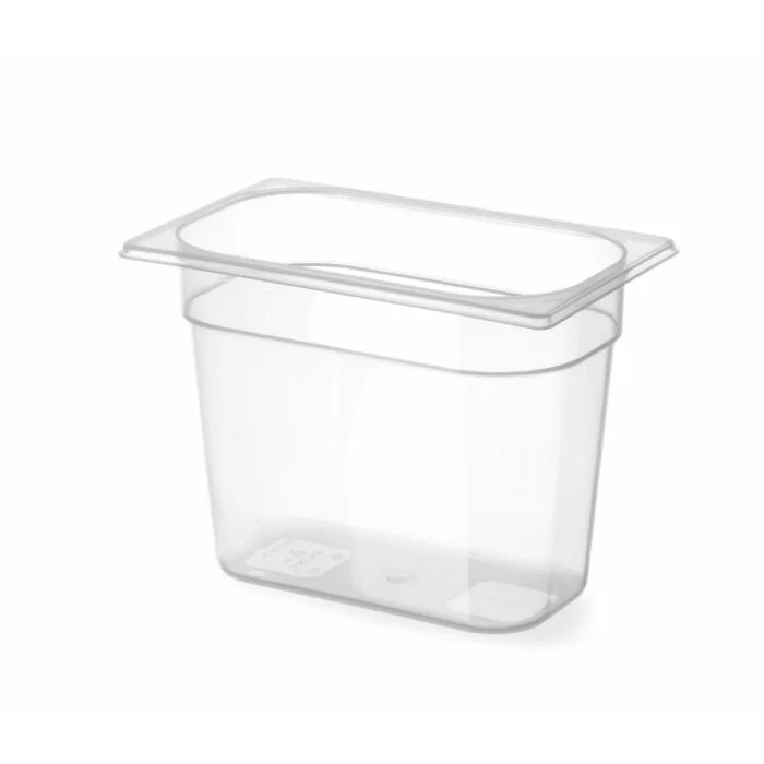 Hendi Gastronorm Behälter 1/4, GN 1/4, 4 L, Transparent, 265 x 162 x (H) 150 mm