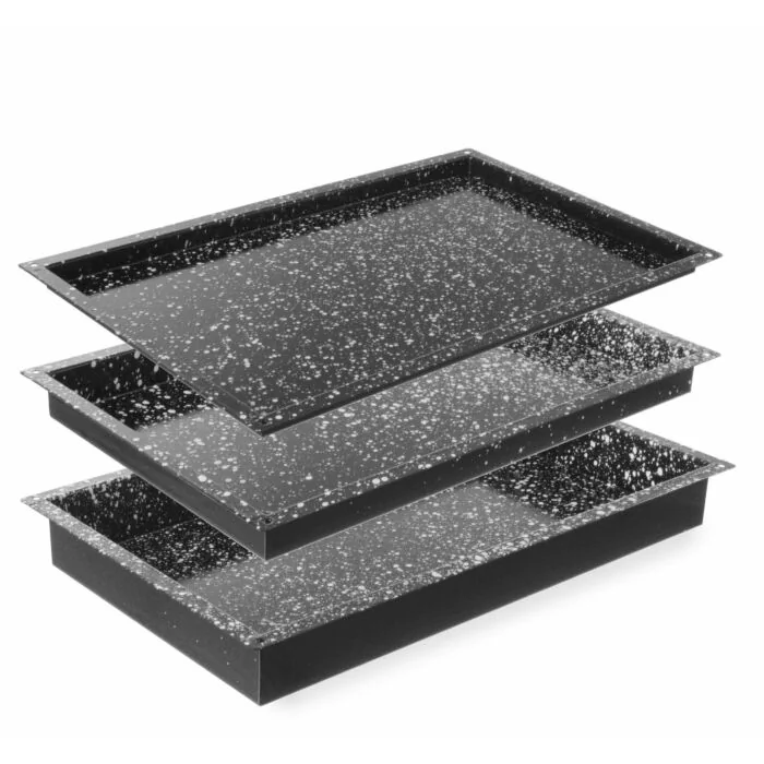 Hendi Gastronorm Behälter, emailliert, GN 1/1, 530 x 325 x (H) 20 mm