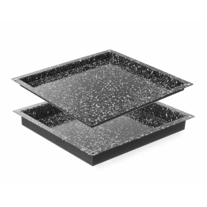 Hendi Gastronorm Behälter, emailliert GN 2/3, 345 x 325 x (H) 40 mm