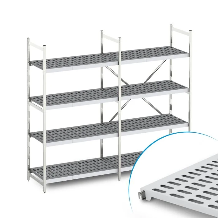 HUPFER Norm 12 Regal 2075 × 400 × 1800 mm R/KST - Abbildung ähnlich!