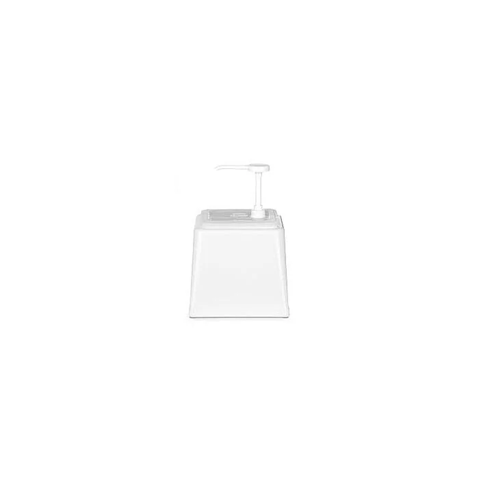 Hendi Pump-Soßenspender, weiß