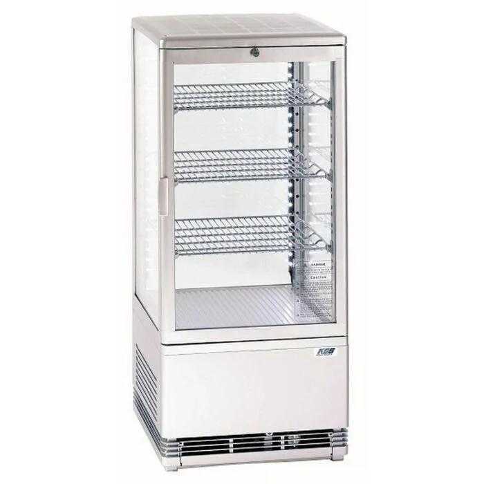 KBS Tischkühlvitrine RT-78 G LED (weiß)