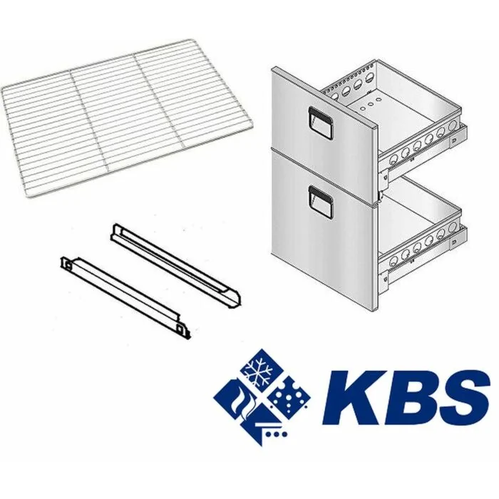KBS Frischwarentheke Theben 2500 Taschenablage Aluprofil
